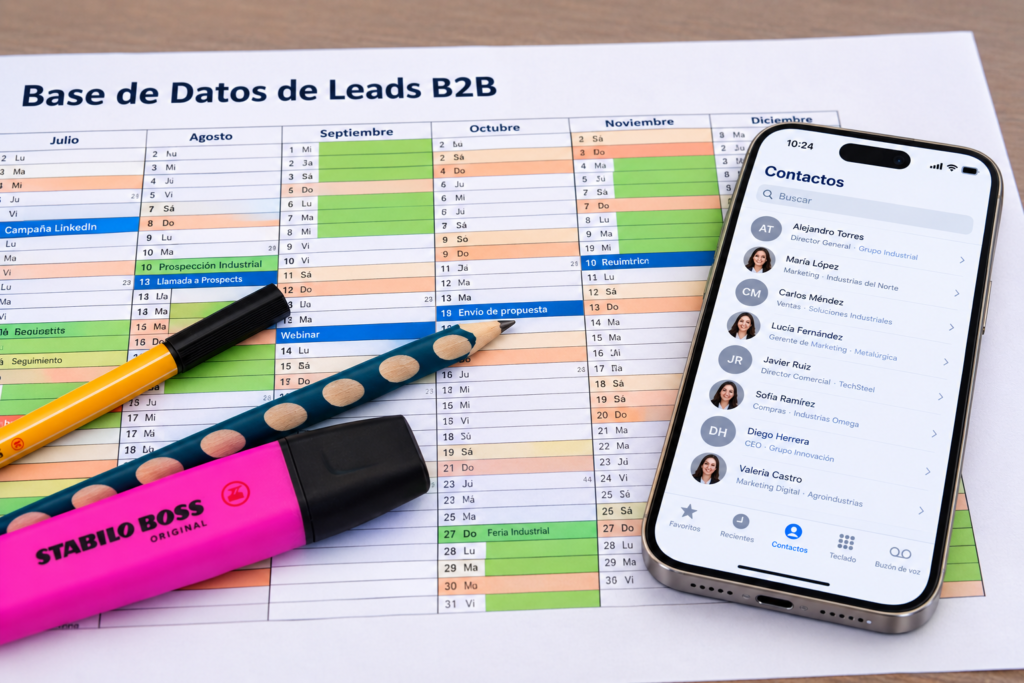 Prospección de clientes industriales: método por señales